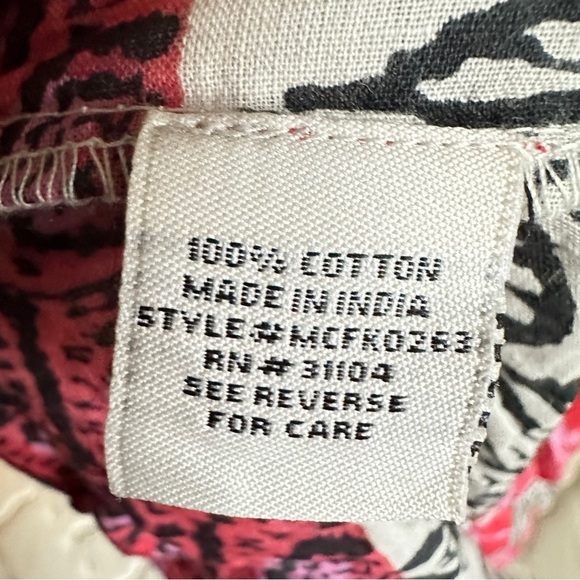 Kim Roger’s Women’s Cotton Multicolor MIDI Elastic Waist Unlined Skirts - Picture 4 of 5